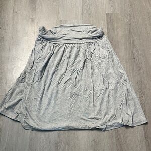 Chic Light Gray A-Line Women's Skirt